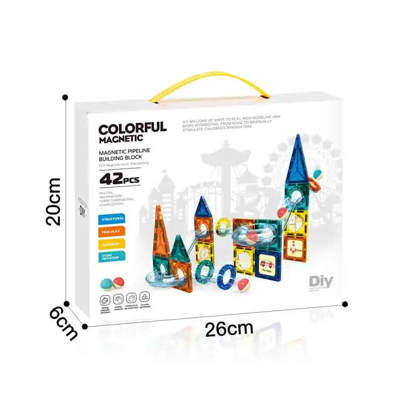 Magnetic Building Blocks 42pcs - 2.webp