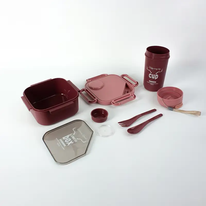 Lunch Box Set - Maroon 1.webp