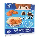 Arithmetic Number Book - Learning Teaching Early Educational Activity Book with Magnetic Tiles For Kids
