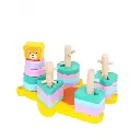 Bear Shaped Geometric Sorter Learning Activity, Cognitive learning, color and shape recognition