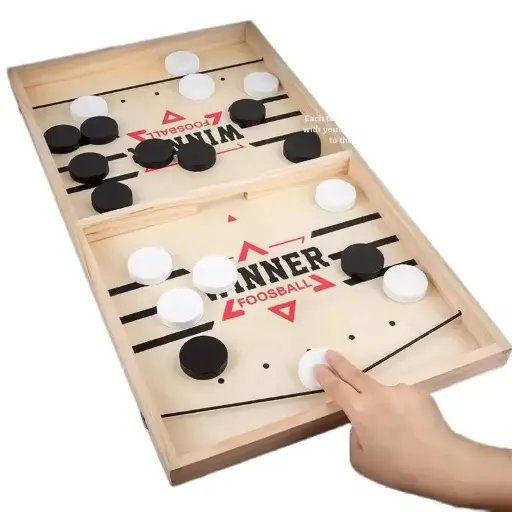 [PO-P192] Fast-Paced Foosball Board Game - for Kids & Adults, , Fun Family Battle, Portable and Durable, Perfect for Parties & Game Nights