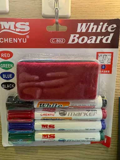 [PO-P218] White Board Markers with Duster
