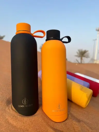 Double Wall 18/8 Stainless Steel Water Bottle, Insulated Water Bottle, Rubber Paint-750ml